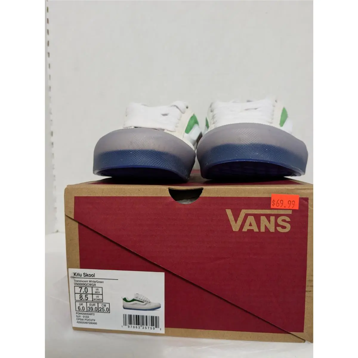Vans shoes - VANS Off The Wall - Off The Wall - VN0009QCWGR - White (UPC: 197063257523) 13