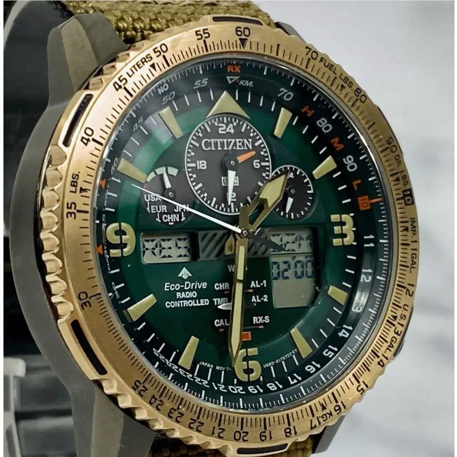 Citizen Promaster JY8074-11X World Time Eco Drive Watch Men`s Watch
