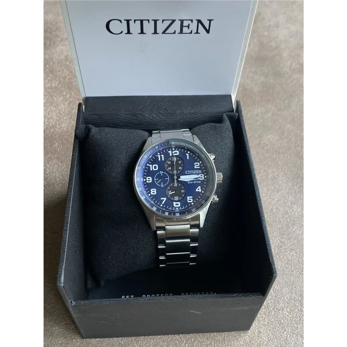 Citizen B612-S126932 Chronograph Eco Drive Solar Men`s Watch