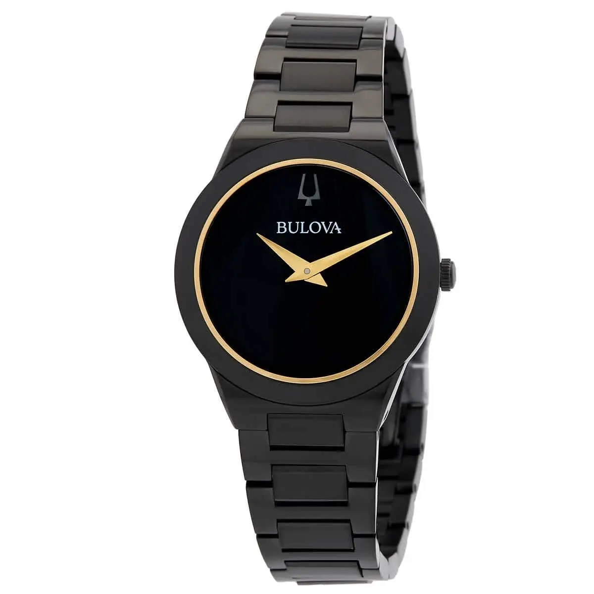 Bulova Millennia Automatic Black Dial Ladies Watch 98L314