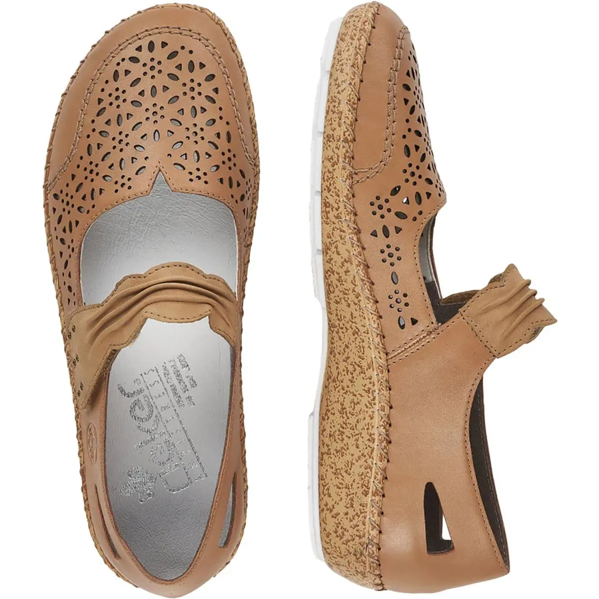 Rieker shoes - RIEKER CINDY 44896-60 - CINDY - Beige 3