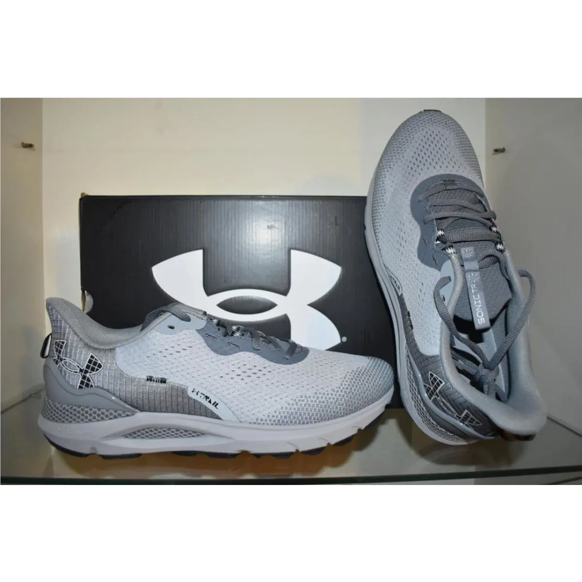 Under Armour shoes - Under Armour Sonic Trail - Sonic Trail - 3027764 100 - Gray 0