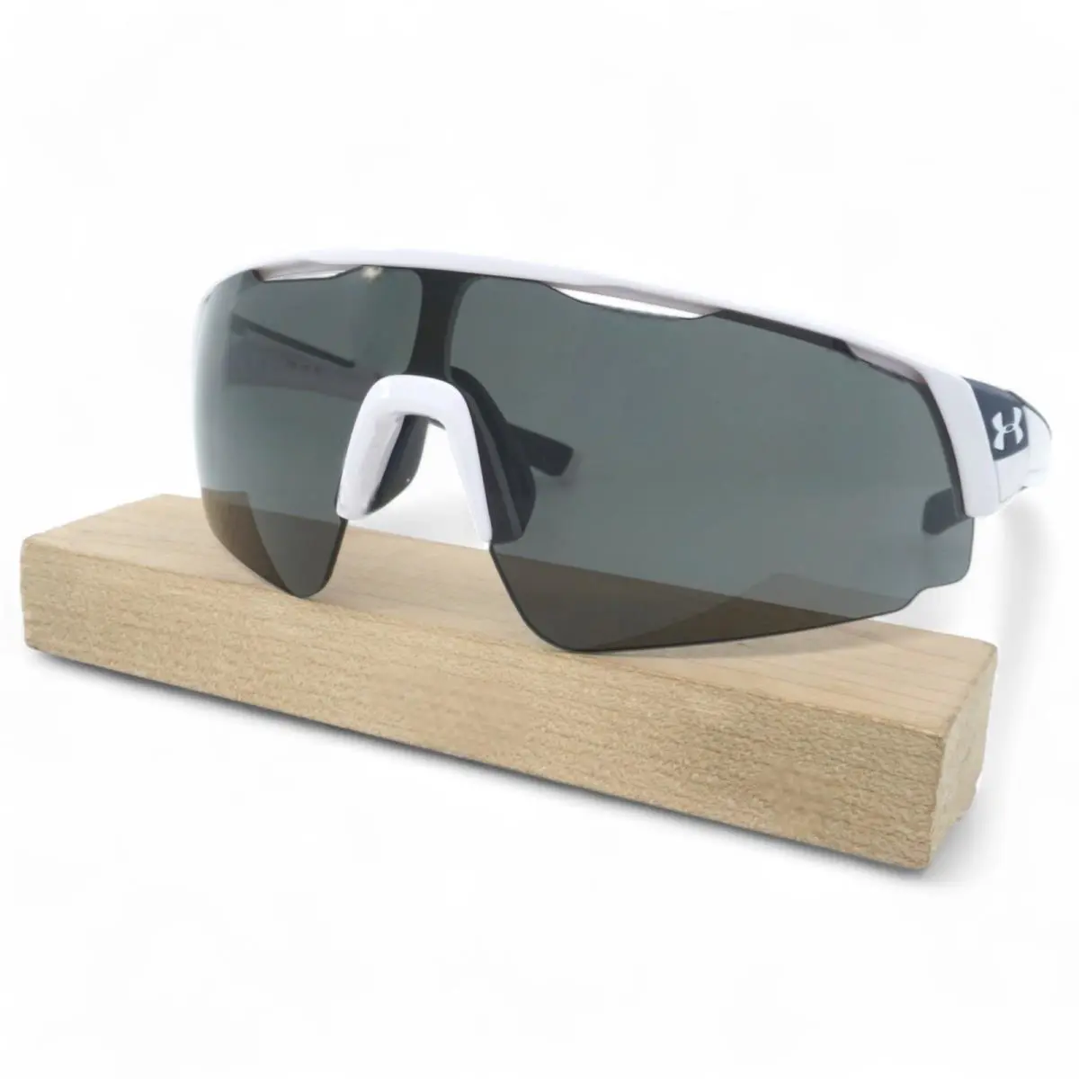 S8600107-072 Mens Under Armour Changeup Sunglasses - Frame: White/Black