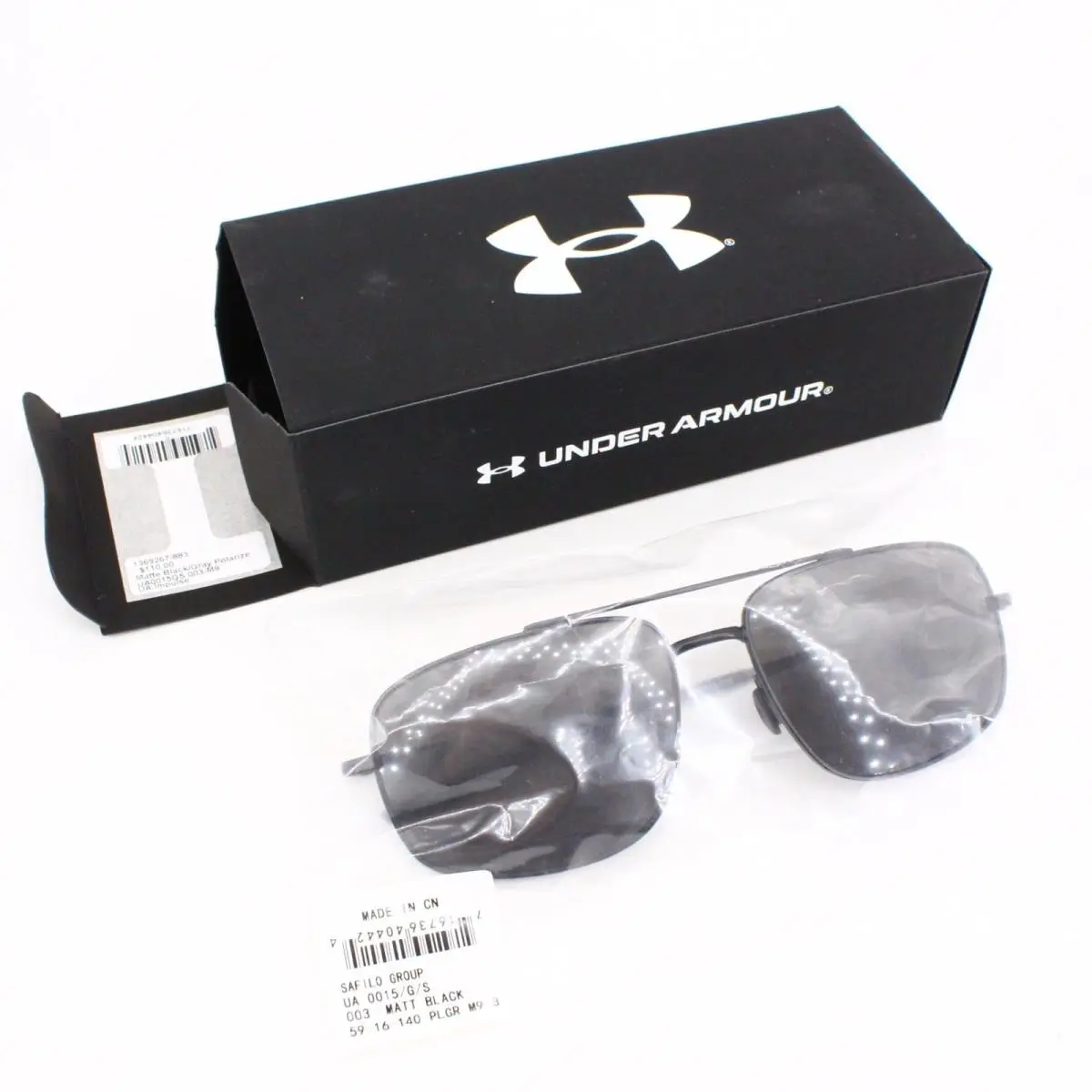 Under Armour Impulse UA 0015/G/S Black Polarized Sunglasses