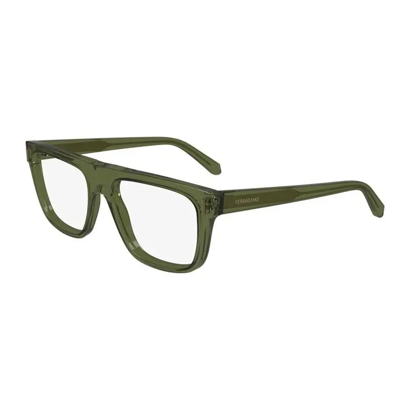 Salvatore Ferragamo SF2997 320 Transparent Khaki 55mm Eyeglasses