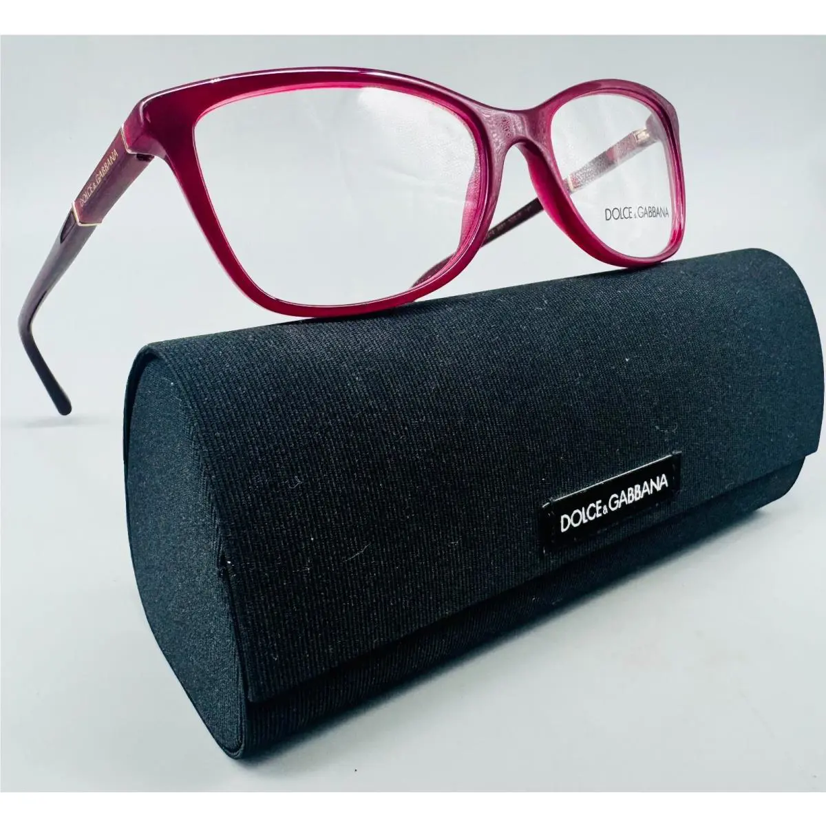 Dolce Gabbana DG3219 2681 Eyeglasses Red 55-16-140 Unisex Designer F