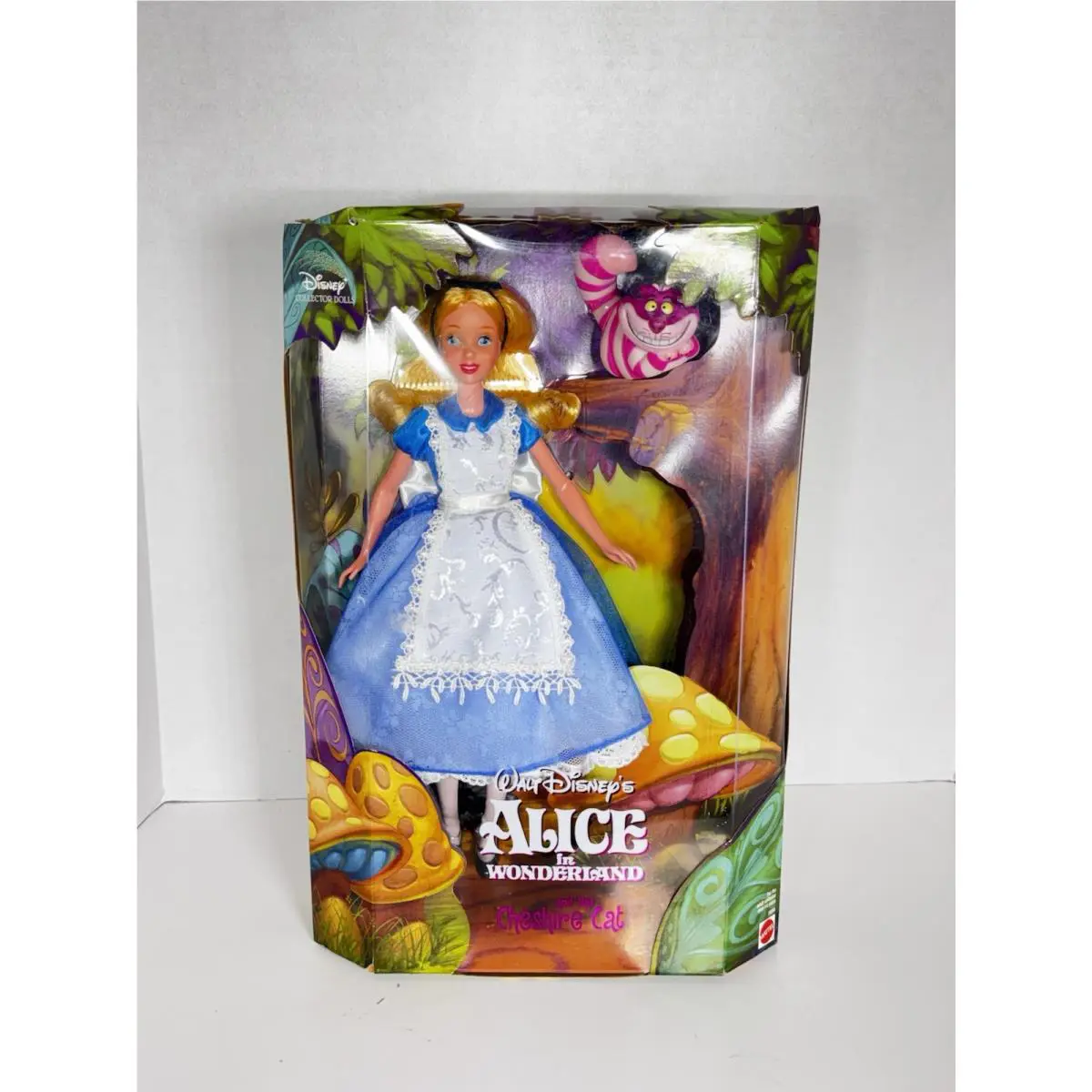 Disney`s Alice in Wonderland with Cheshire Cat Collector Doll 1999 Mattel 25593