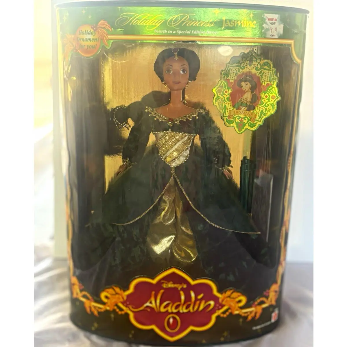 Mattel Disney Aladdin Jasmine Holiday Princess Special Edition Doll 1999 22092
