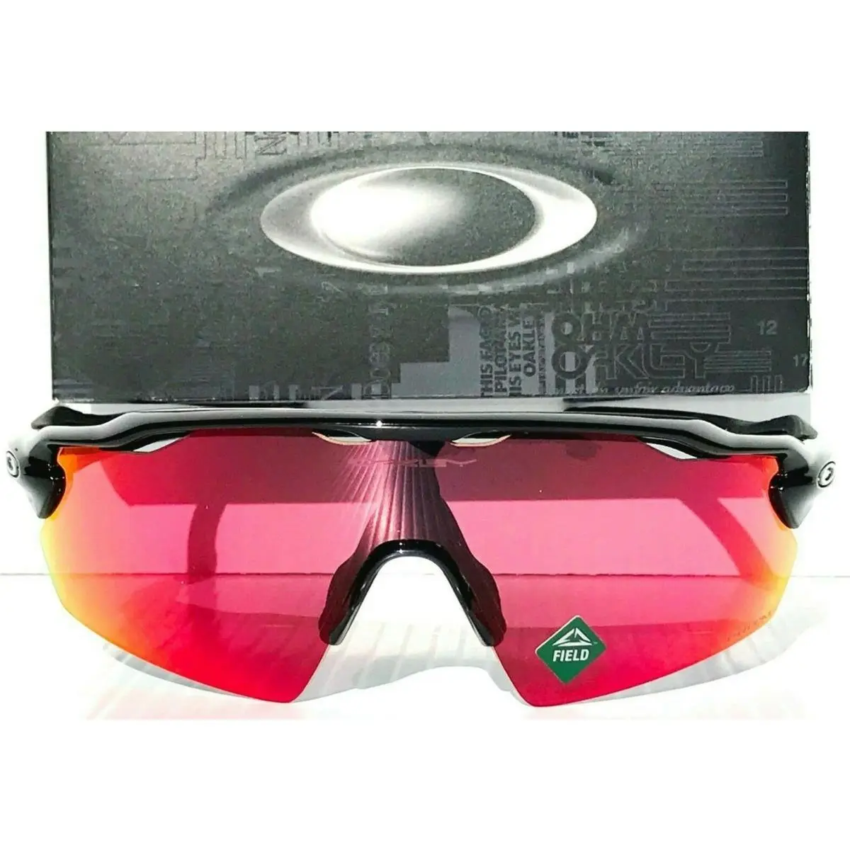 Oakley Radar EV Pitch Black with Prizm Field Baseball Sunglass 9211-17