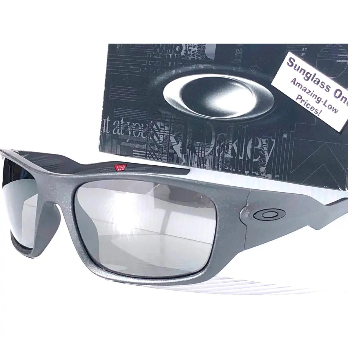 Masseter Steel Grey Prizm Black Lens Sunglass 9486-02 by Oakley