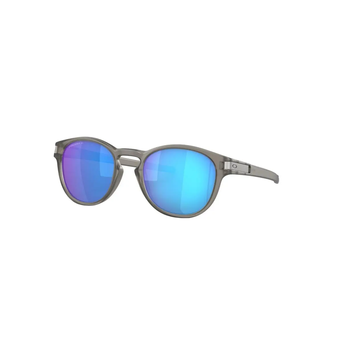 Latch Polarized Sunglasses Matte Grey Ink Prizm Sapphire Round by Oakley