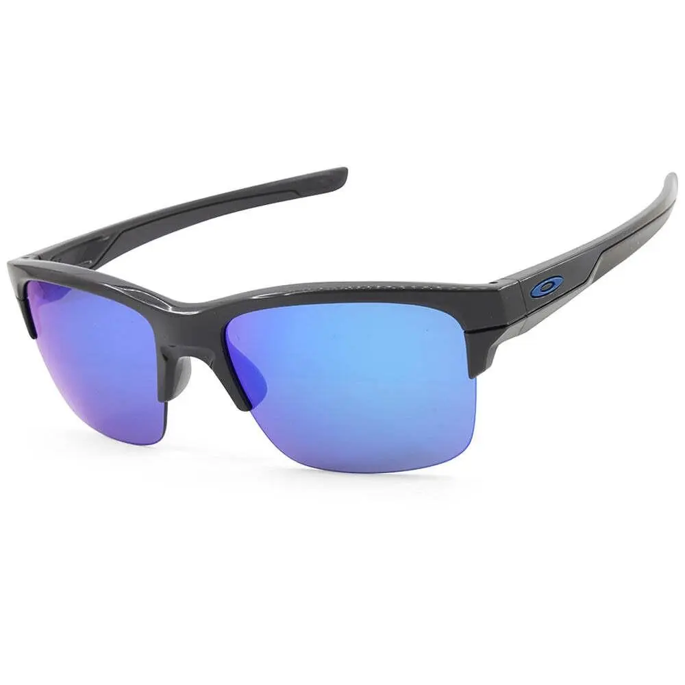 Oakley Thinlink Dark Grey/sapphire Iridium Men`s Sunglasses OO9316-04