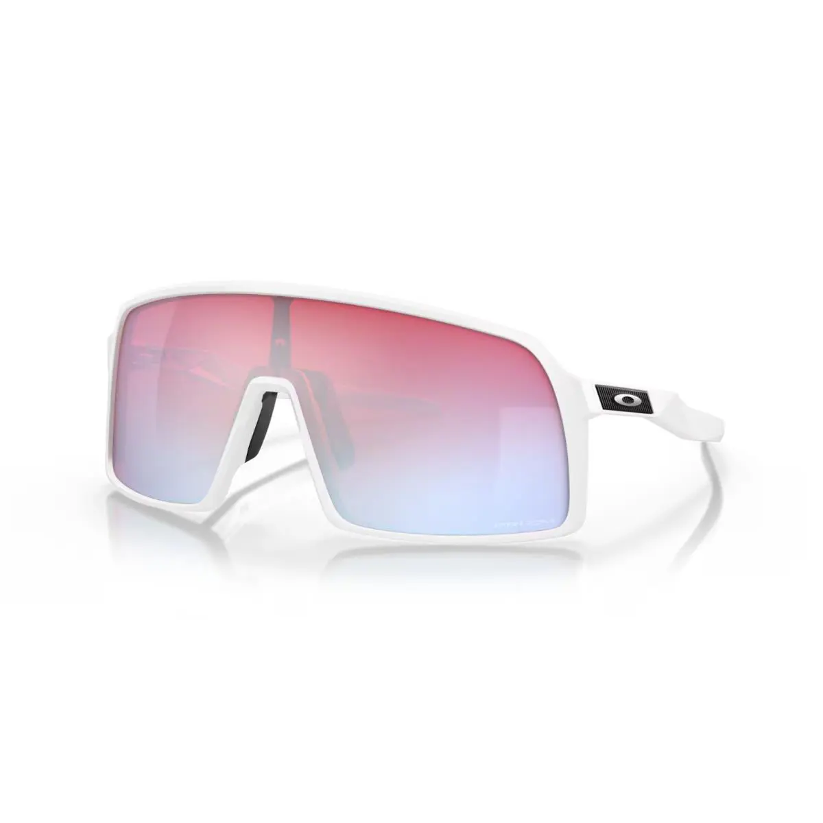 Oakley Sutro Sunglasses OO9406-2237 Polished White Frame / Prizm Snow Sapphire - Frame: White, Lens: Blue