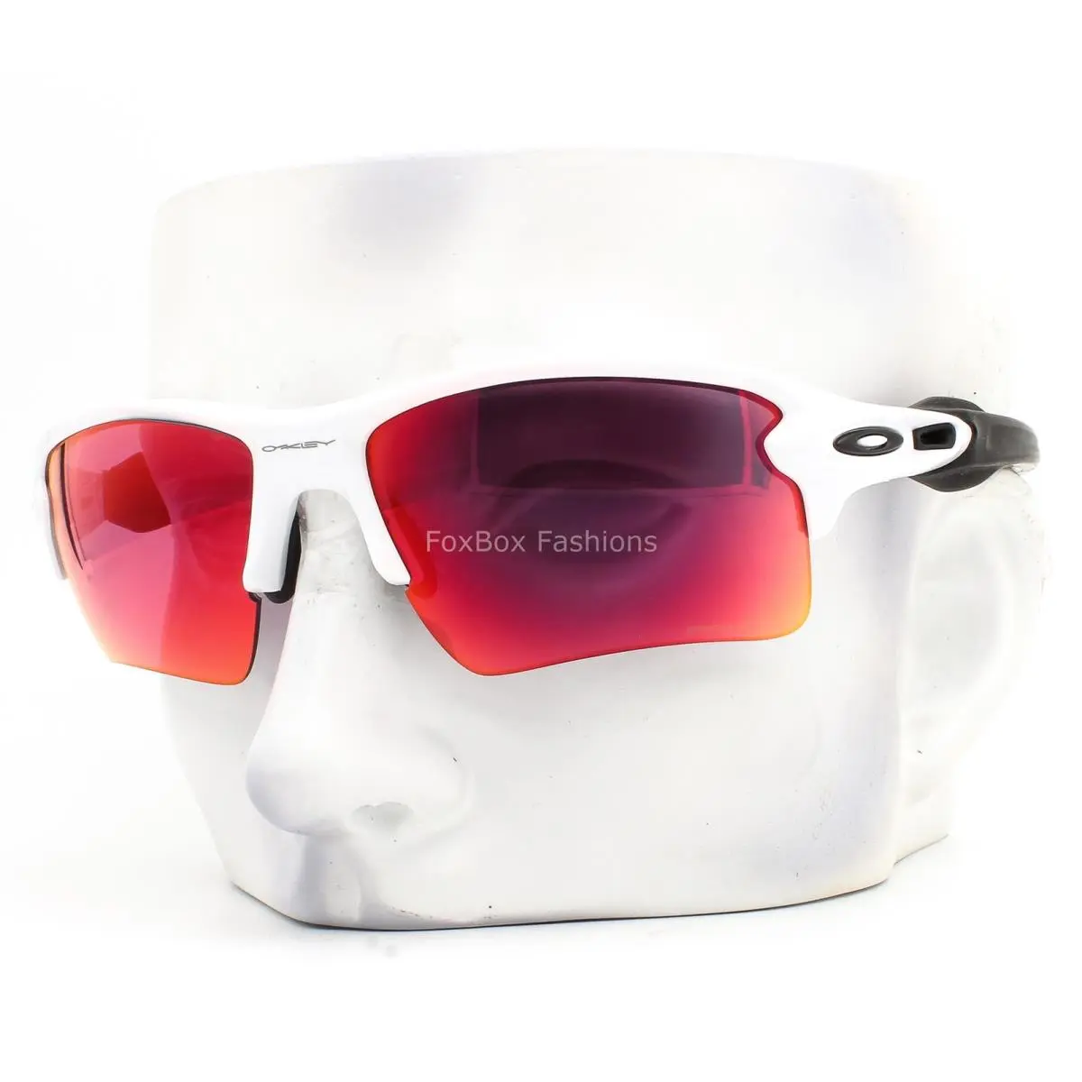Flak 2.0 XL Sunglasses OO9188-0359 Polished White Prizm Field with Case by Oakley