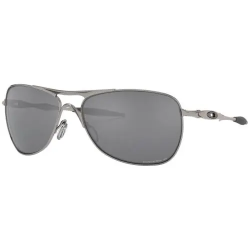 Crosshair Sunglasses Lead Silver Polarized Prizm OO4060-22 by Oakley