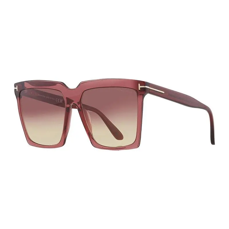 Tom Ford FT0764 69T Shiny Bordeaux/bordeaux Gradient 58-16-140 Sunglasses