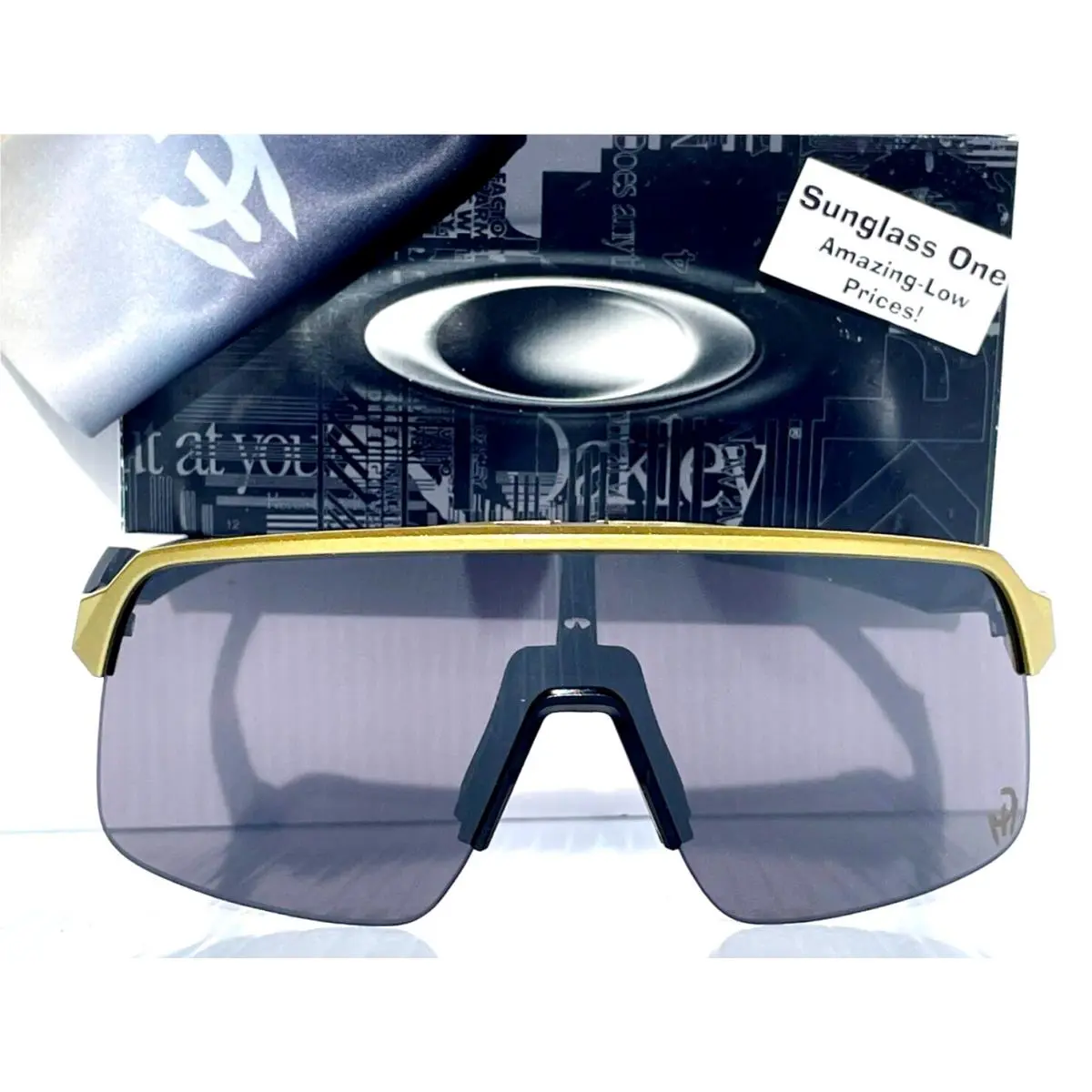 Oakley Sutro Lite Olympic Gold Prizm Black Lens Sunglass 9463-47 Mahomes