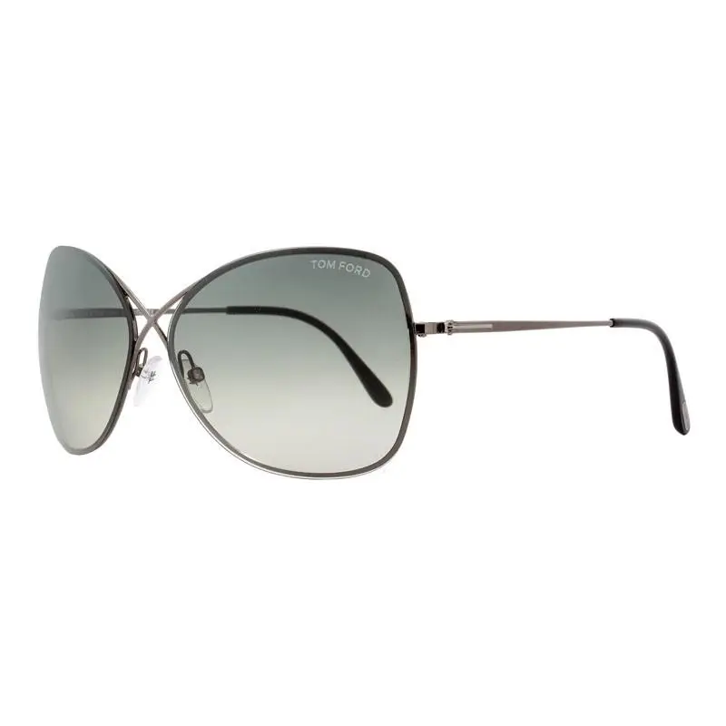 Tom Ford FT0250 08C Shiny Gumetal/smoke Mirror 63-12-135 Sunglasses