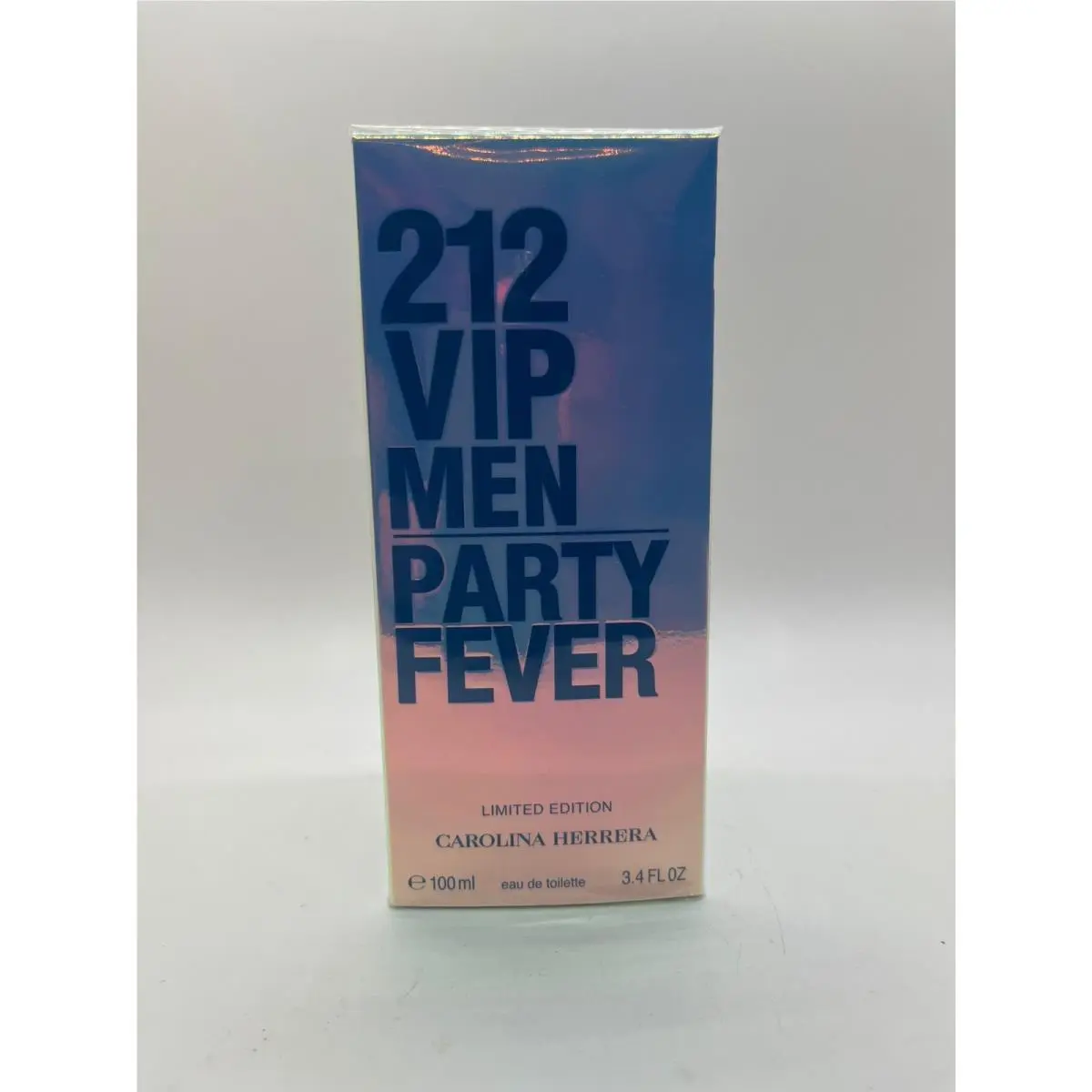 212 Vip Party Fever Men Carolina Herrera 3.4 oz Edt Limited Edition
