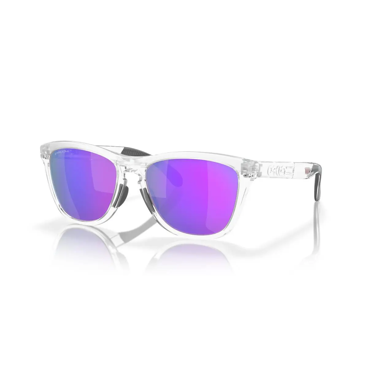 Frogskins Range Matte Clear/prizm Violet 55 mm Sunglasses OO9284-1255 by Oakley