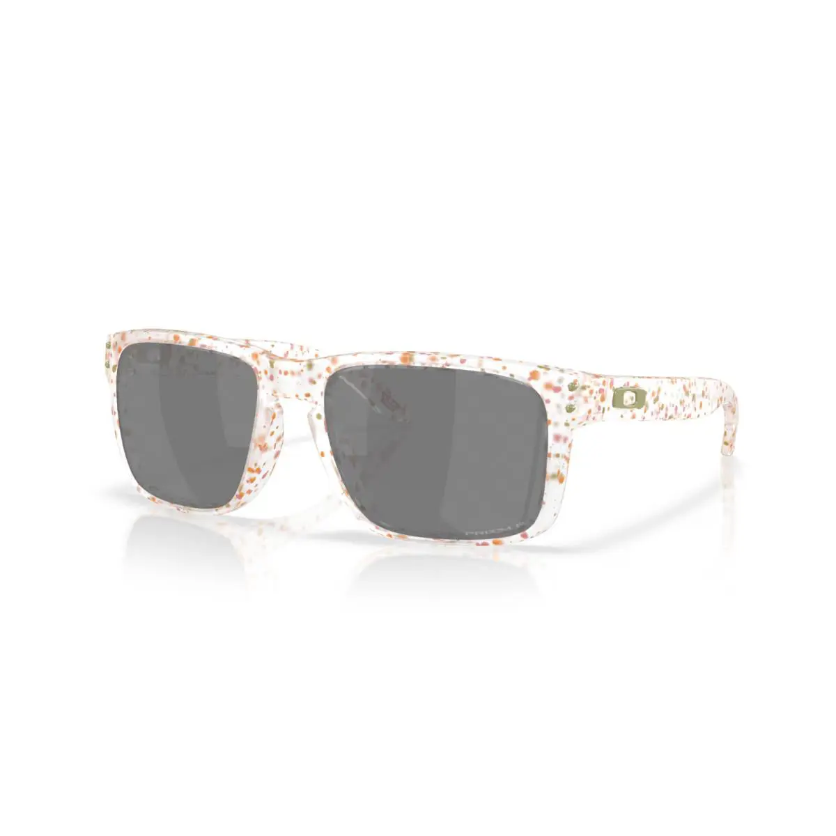 Holbrook Prizm Black Polarized Lens Clear Terrazzo Frame OO9102-AG55 by Oakley