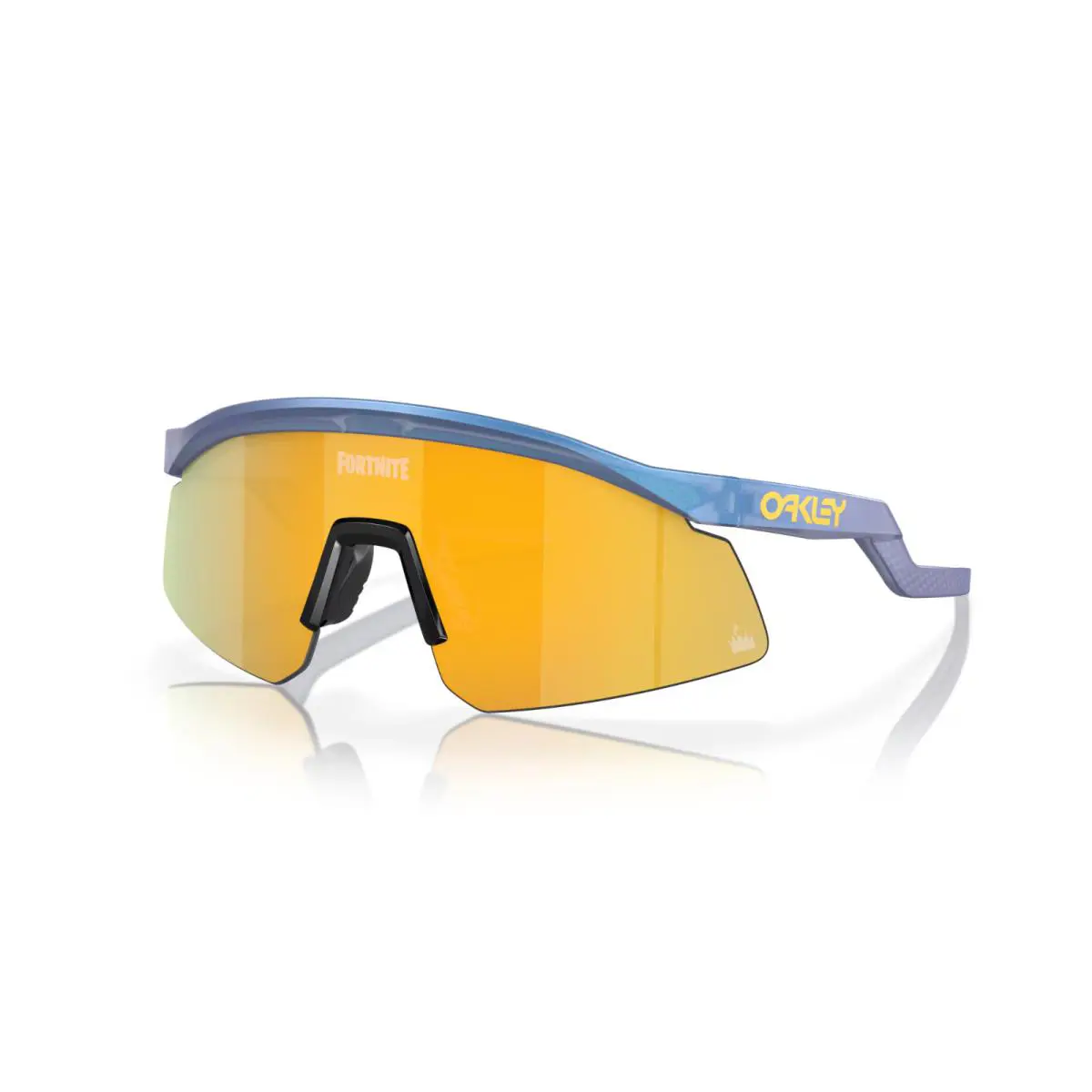 Hydra Fortnite Matt Cyan Blue Clear Shift Prizm 24k Gold Sunglass 9229-18 by Oakley