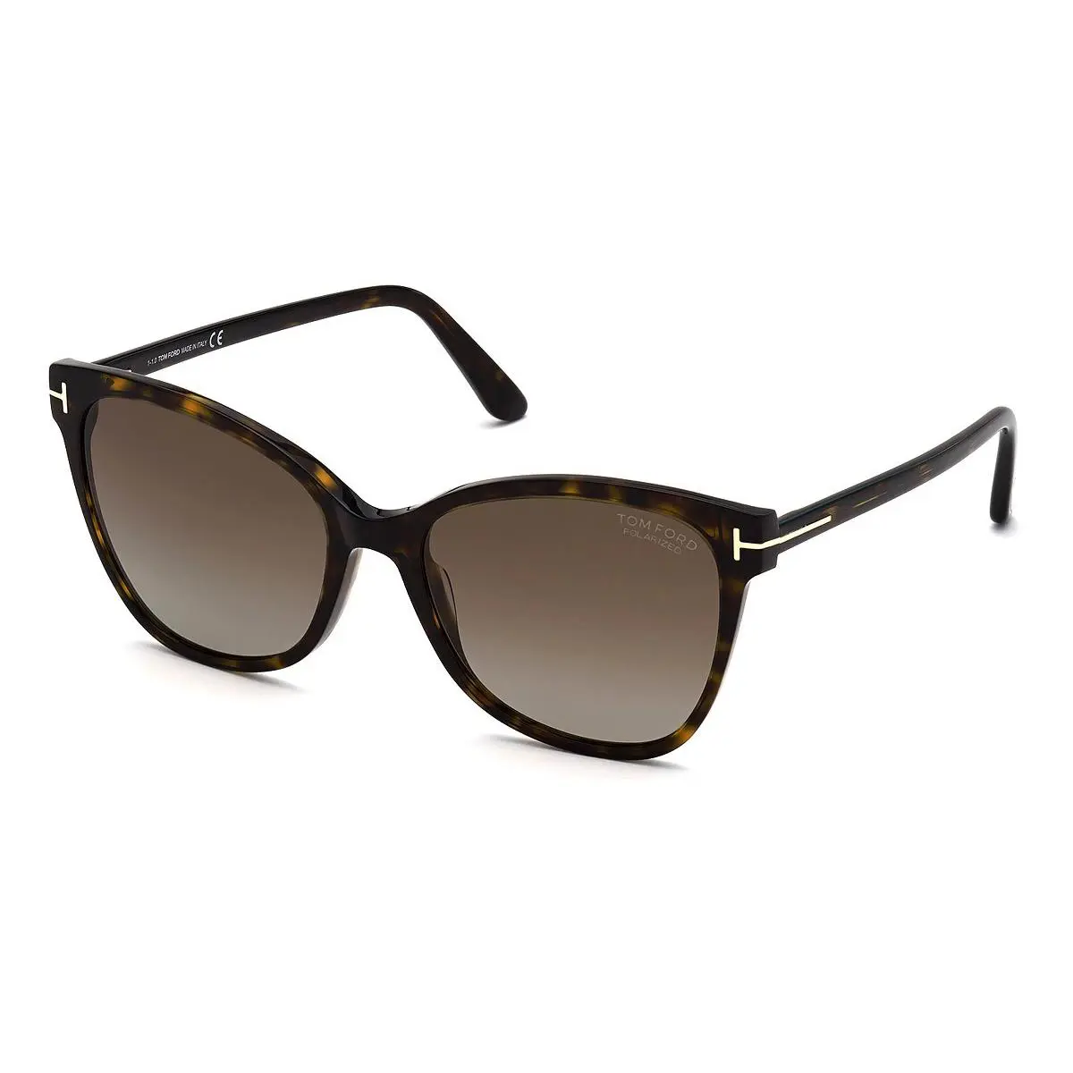 Tom Ford Women Cat-eye Sunglasses FT0844 Ani 52H Dark Havana /brown 58mm - Frame: Dark Havana