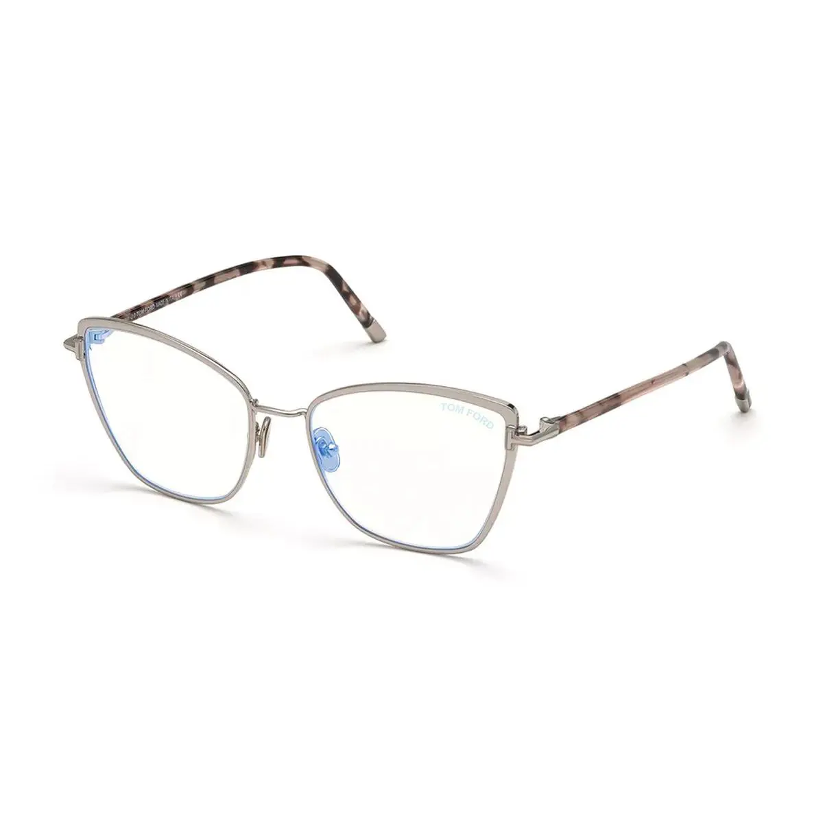 Tom Ford FT5740B 016 Shiny Palladium Eyeglasses 54mm / /