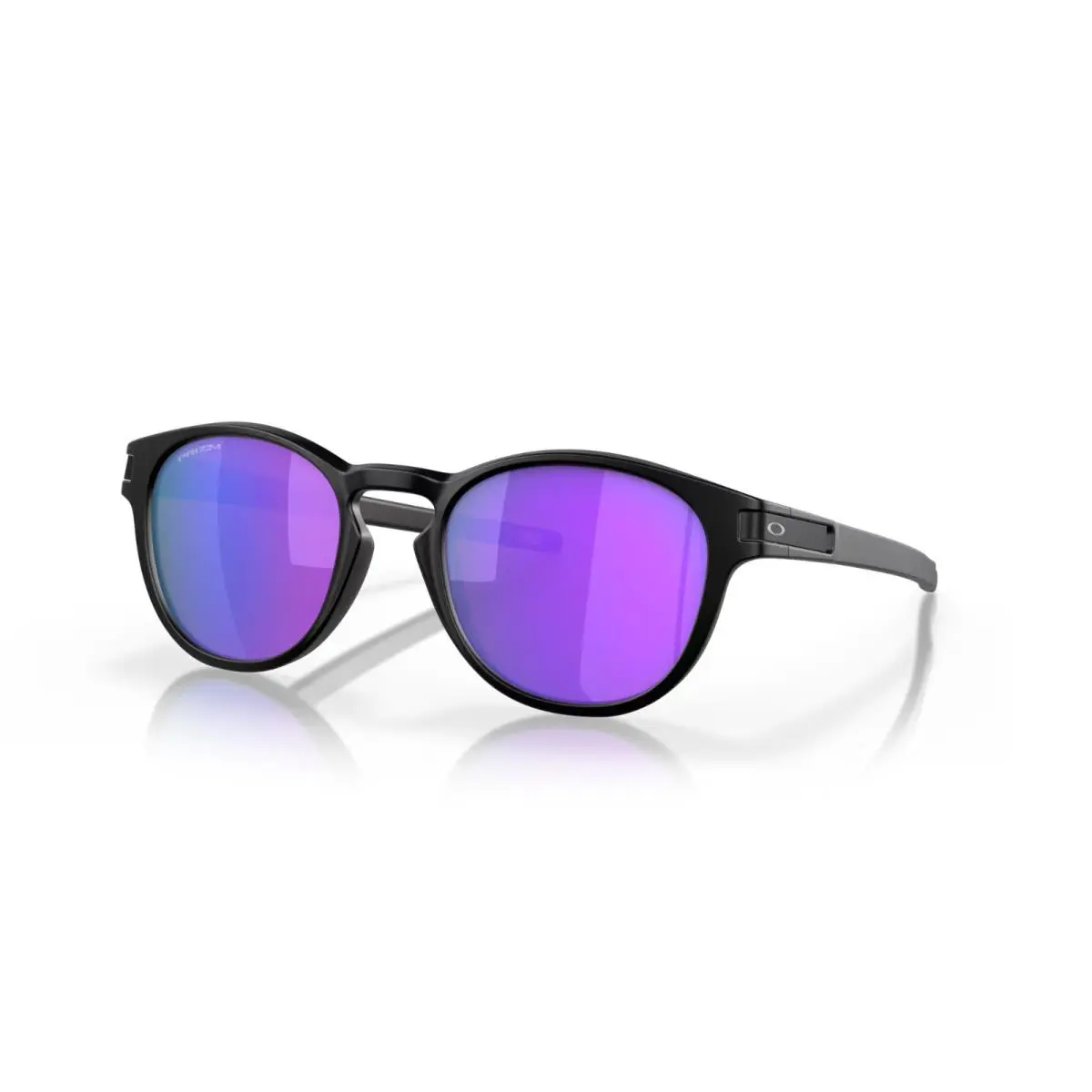 Sunglasses Latch OO9265-55 Matte Black with Prizm Violet Lens by Oakley
