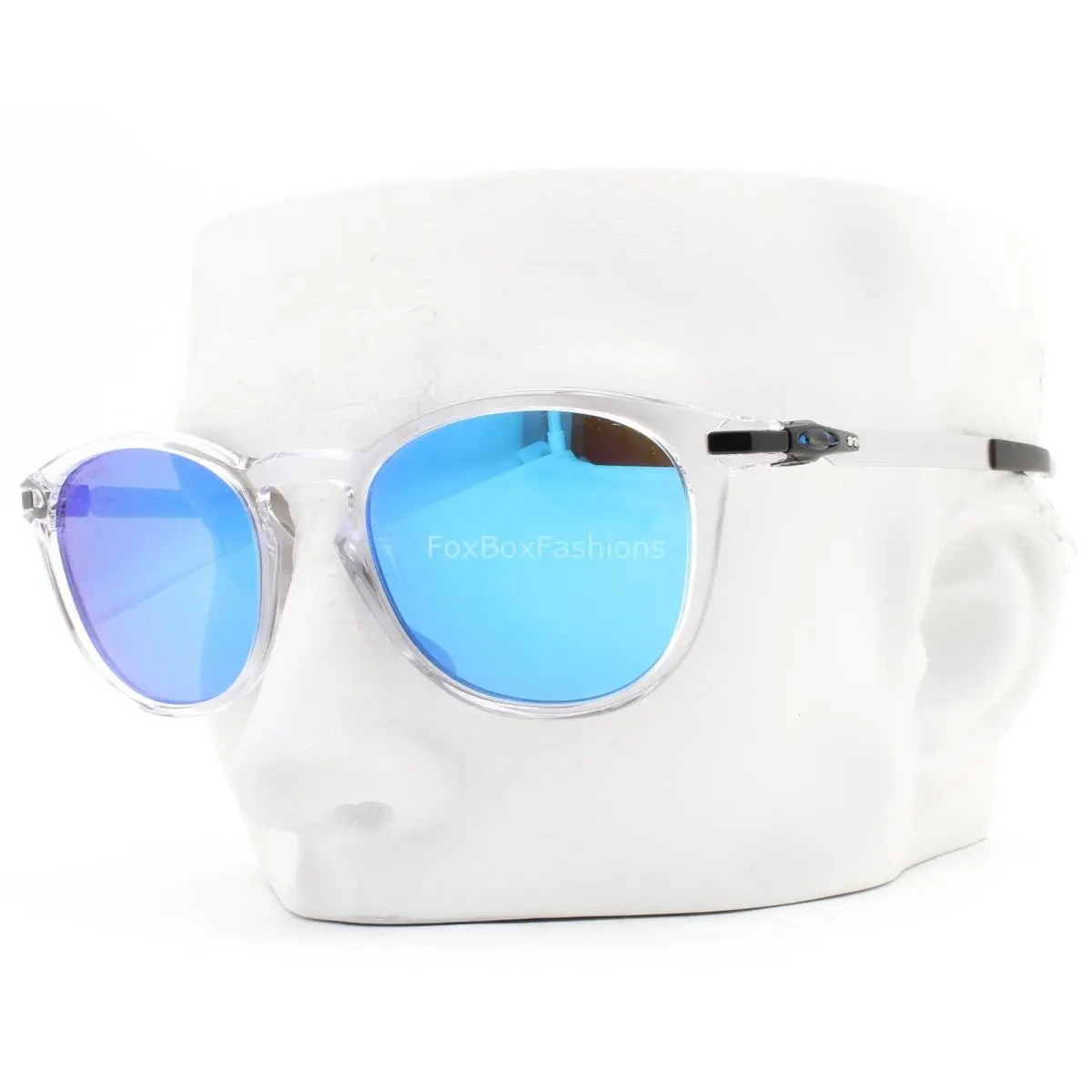 Pitchman R Sunglasses Shiny Clear Prizm Sapphire OO9439-0450 with Pouch by Oakley