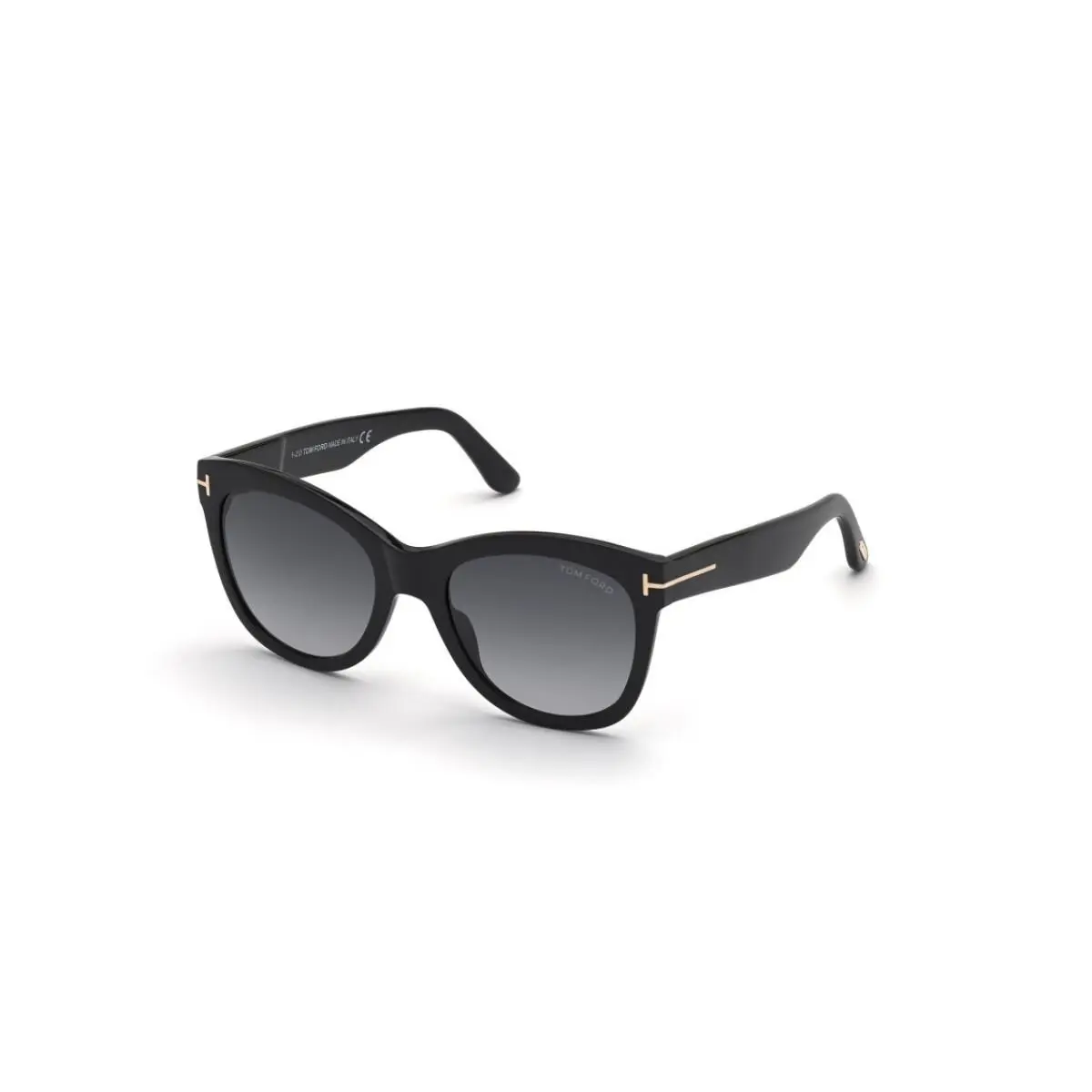 Tom Ford Sunglasses FT 0870 01B Black Sunglasses 54mm / /