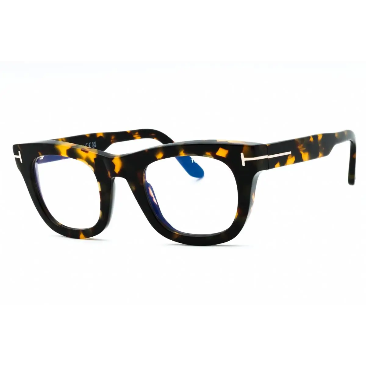 Tom Ford FT5872-B 055 Eyeglasses Colored Havana Frame 48mm - Frame: Colored Havana