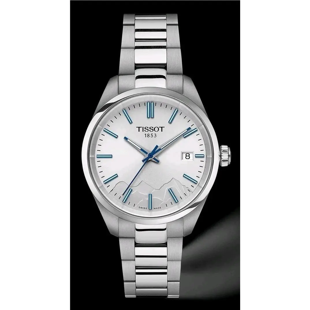 Tissot PR100 Jungfraubahn 34mm Silver Dial T150.210.11.031.01