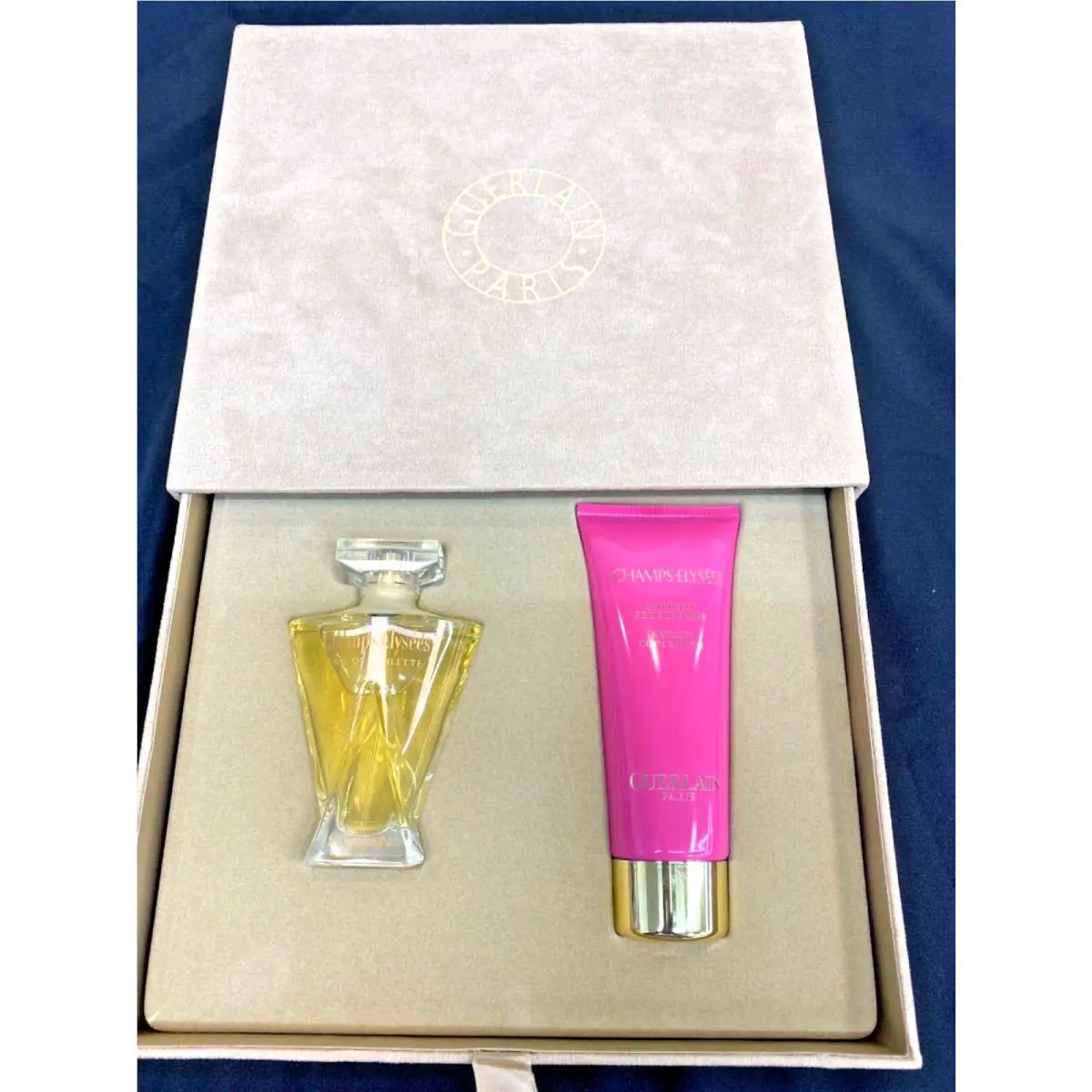 Champs Elysees Guerlain Women Perfume Edt Spray 1.7 3.4oz Lotion 2Pcs Gift Set