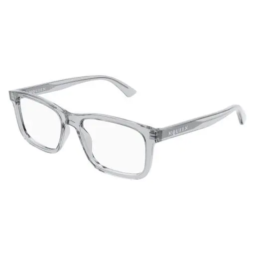 Alexander Mcqueen AM0486O Eyeglasses 009 Light-blue by Alexander McQueen