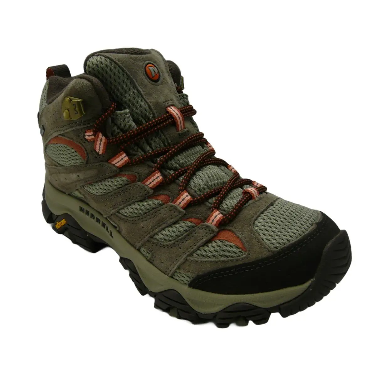 Merrell Moab 3 Decon Mid Trail Gtx Women`s Hiking Shoes Bungee Cord US 8.5 - Multi