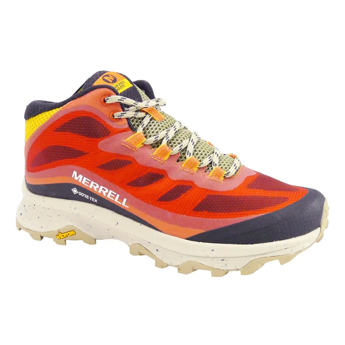 Merrell Moab Speed Mid Gtx Women`s Hiking Shoes Clay US 7 - Multi