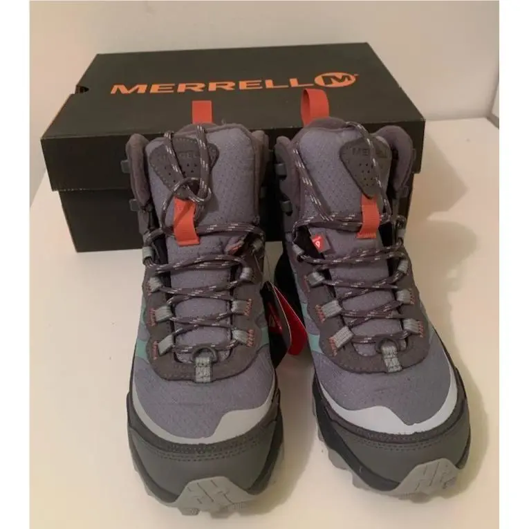 Merrell shoes - J067016 - J067016 - GRAY AND BLUE 2