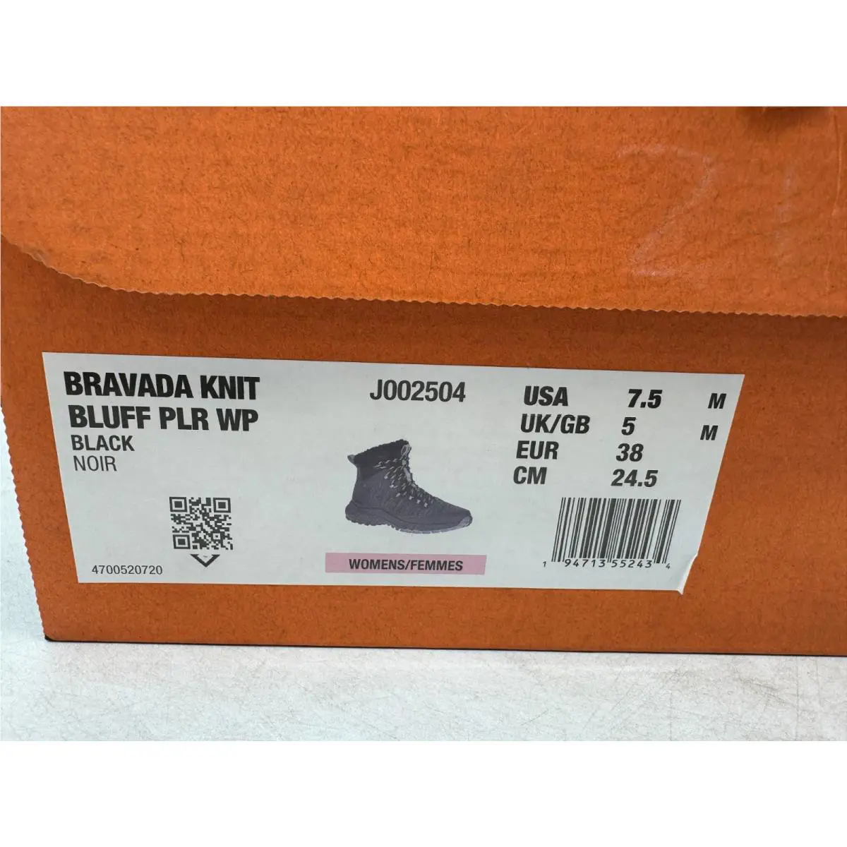 Merrell shoes - Merrell Bravada Knit Bluff Polar - J002504 - Black (UPC: 194713552380) 5