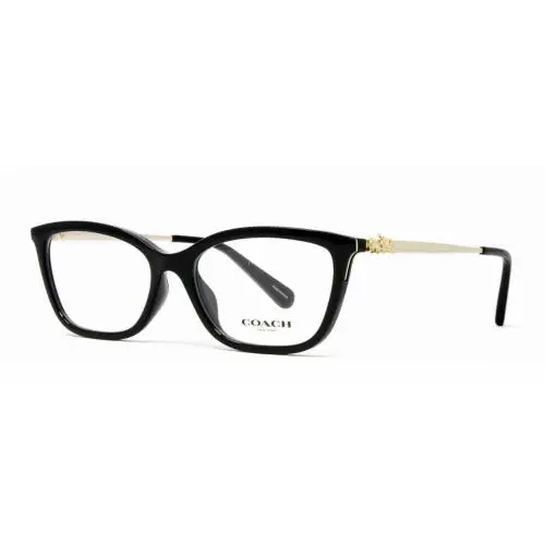 Coach HC6146U-5002 Black Gold 53mm Cat Eye Women`s Eyeglasses