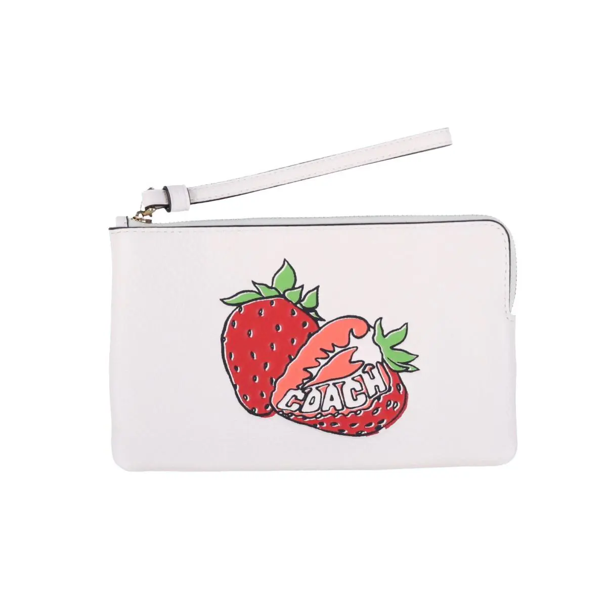 Coach Women`s Large Corner Zip Wristlet Clutch Wallet