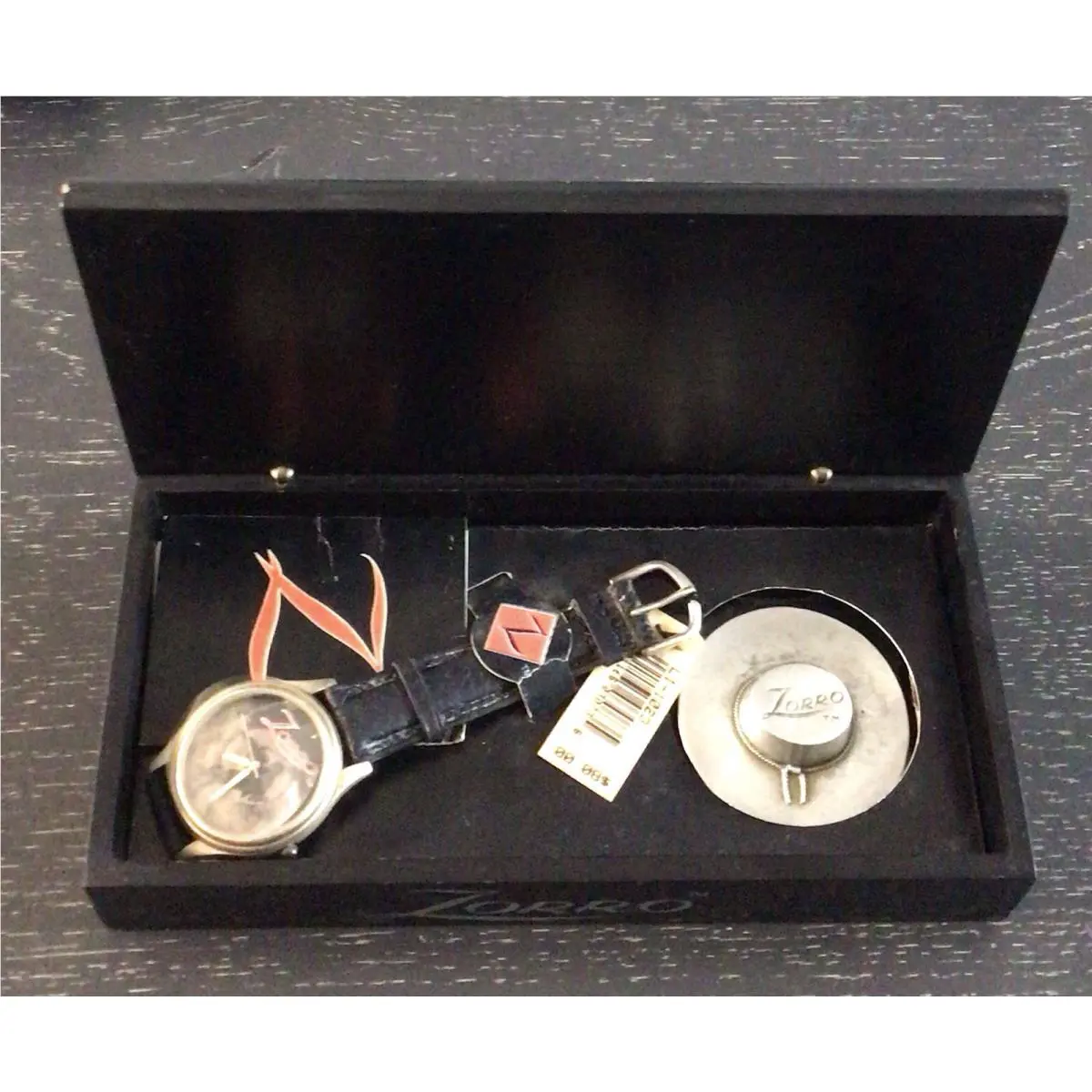 1990 Zorro Fossil Watch and Rubber Stamp Limted Edition 10 000