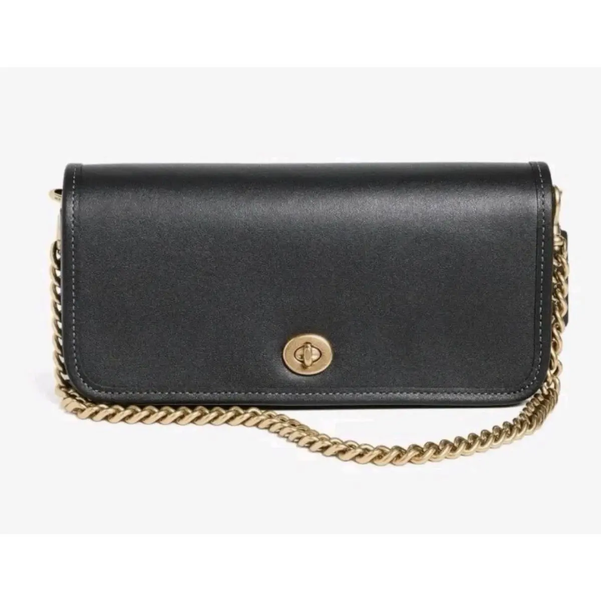 Dinky Black Glovetanned Leather Shoulder Bag Incl Charms Dustbag by Coach