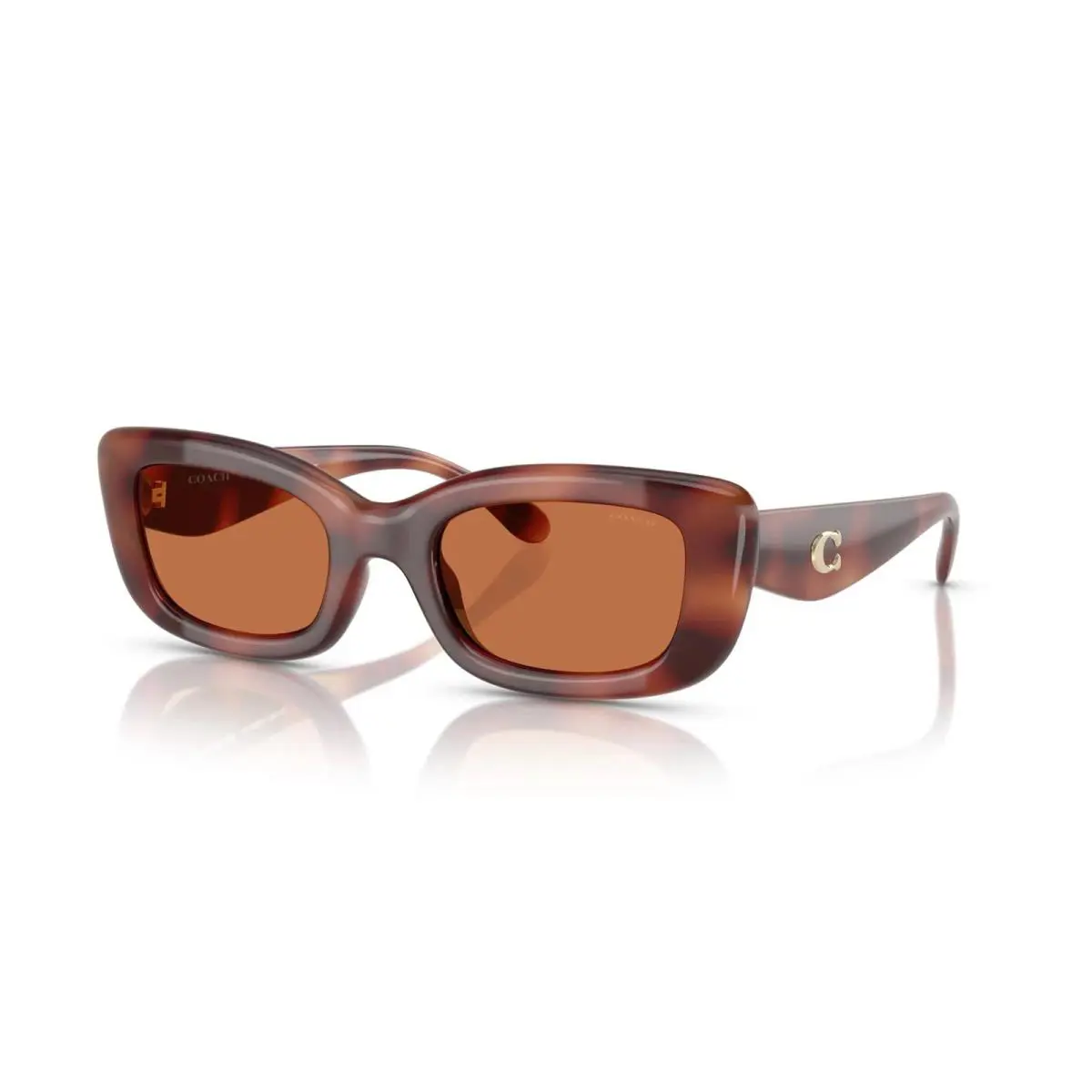 Coach HC8390U 577473 Brown Sunglasses 51mm / /