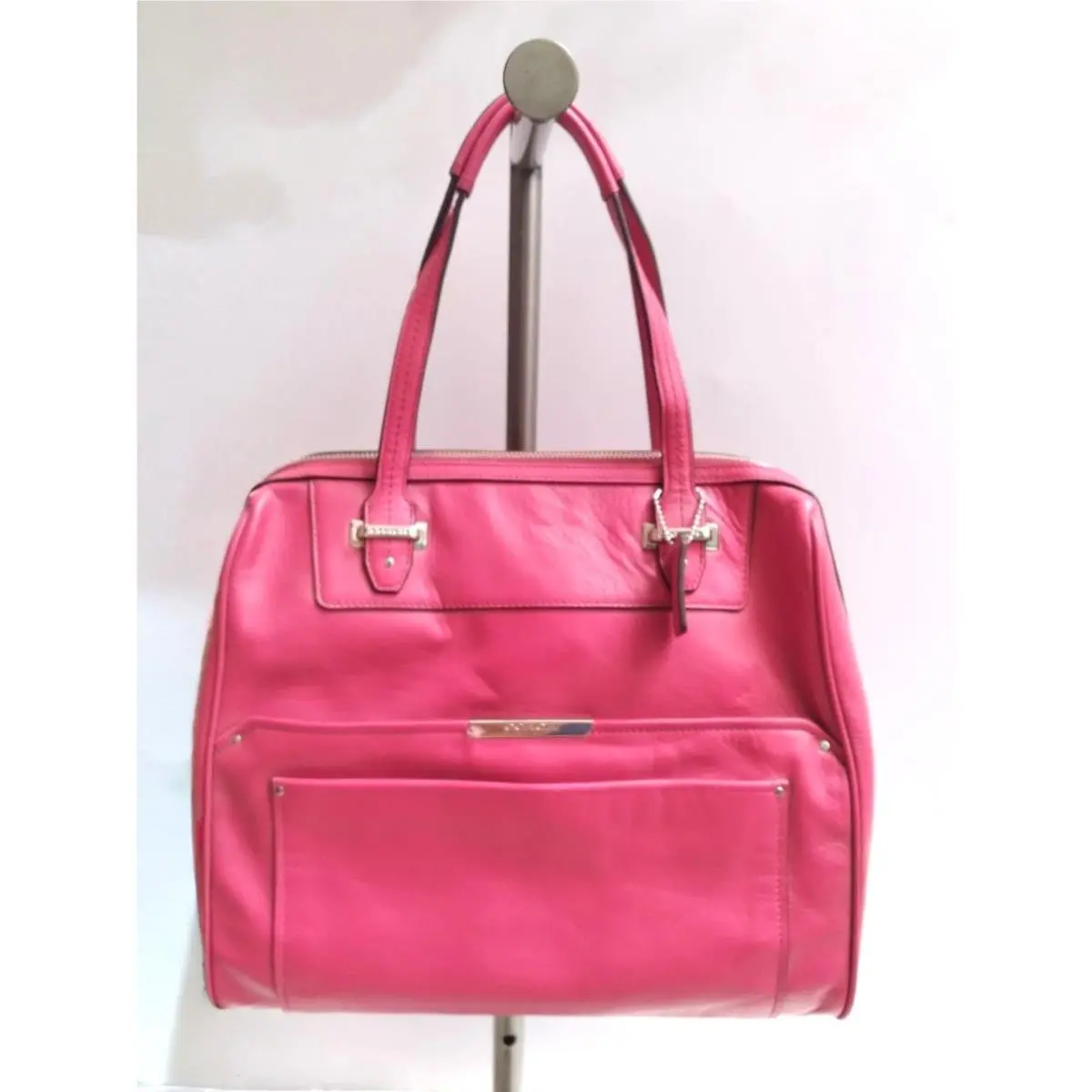 Coach F30965 Taylor Leather Bowler Satchel Bag Red