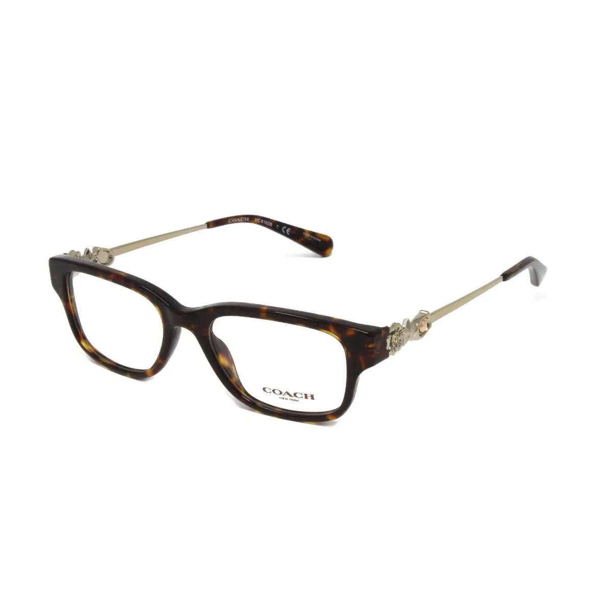 Coach HC6162B-5120 Dark Tortoise 49mm Rectangular Women`s Eyeglasses