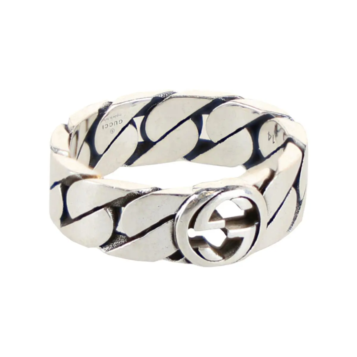 Gucci Unisex-adult Interlocking G Chain-link Ring