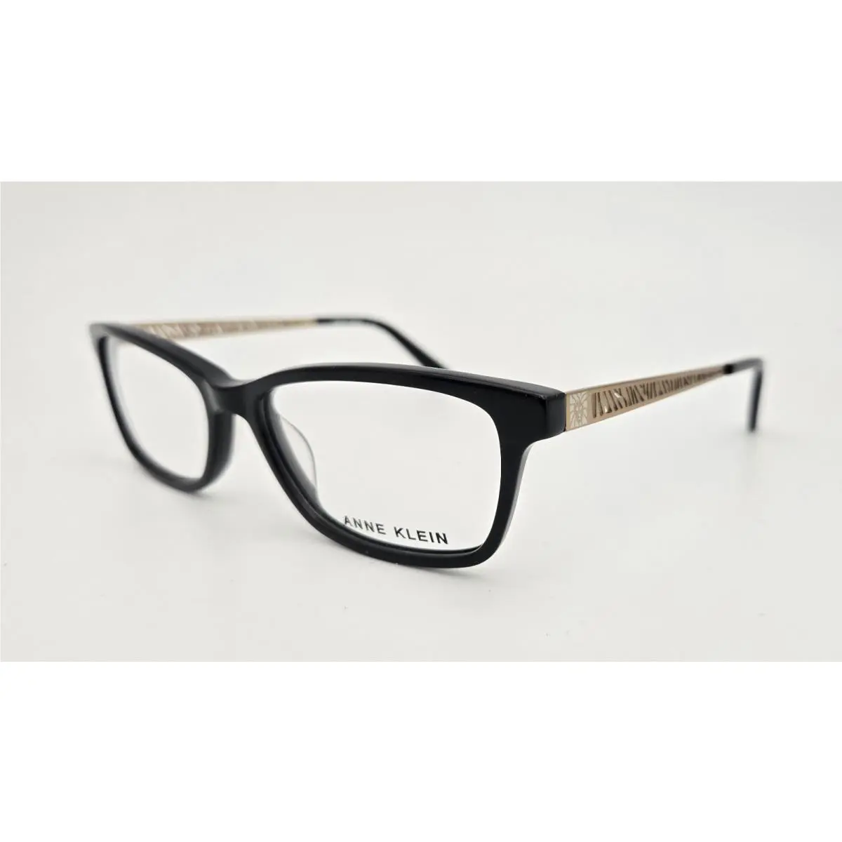 Anne Klein Eyeglasses AK5057 Color 001 Black Gold Size 53 Women`s