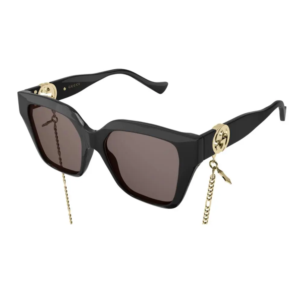 Gucci Brown Cat Eye Ladies Sunglasses GG1023S 005 54 GG1023S 005 54