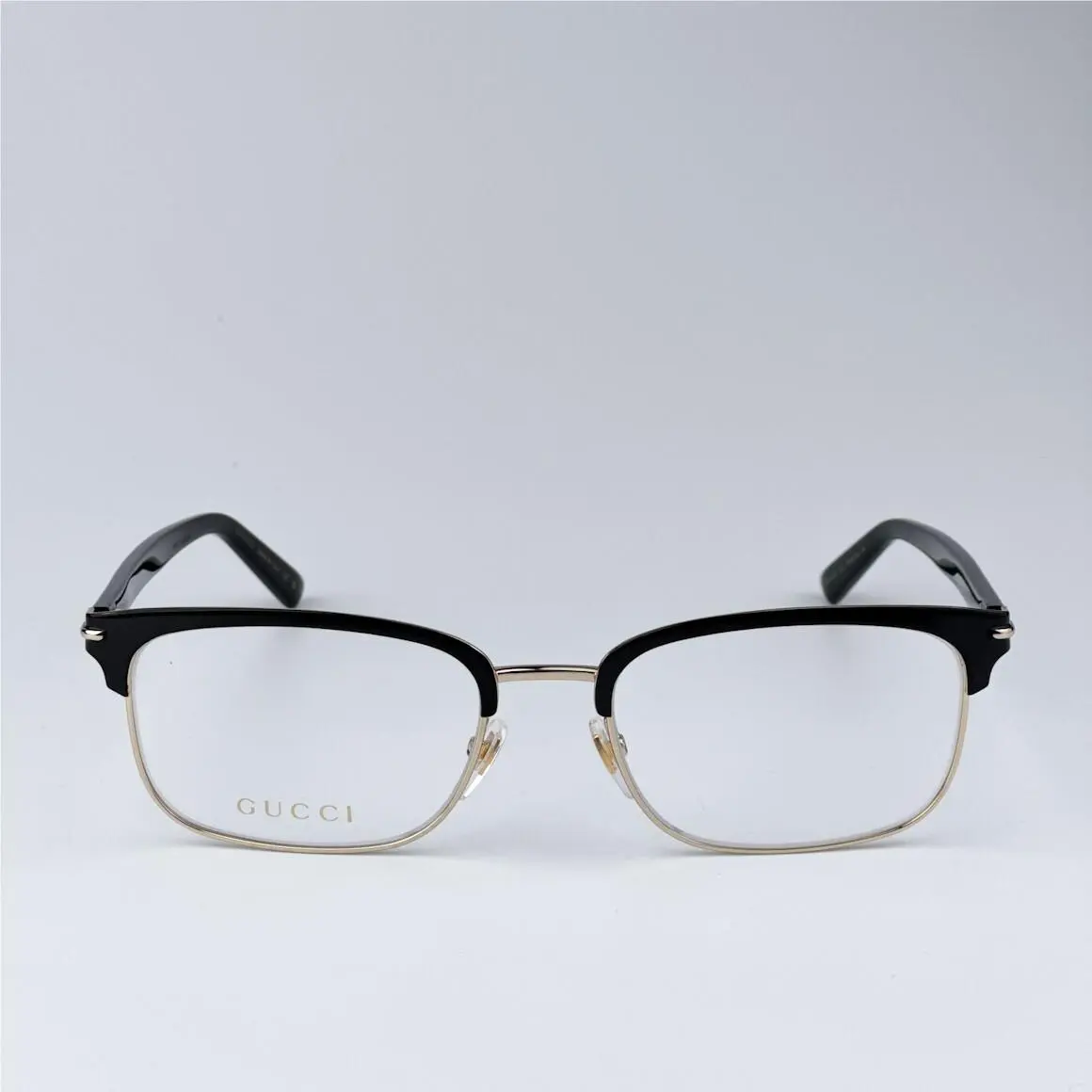 Gucci Men Eyeglasses Gold Demo Rectangle GG1448O 001